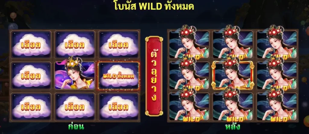 โบนัส Wild ทั้งหมด