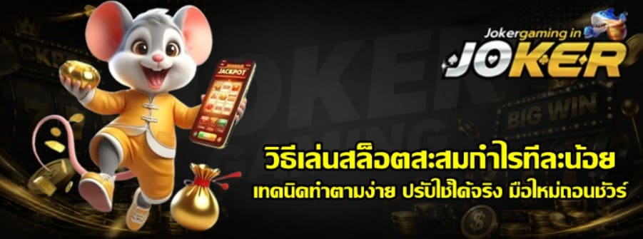 วิธีเล่นสล็อต-joker-gaming-สะสมกำไรทีละน้อย