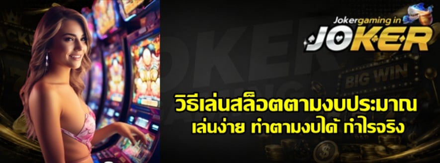 วิธีเล่นสล็อตตามงบประมาณ